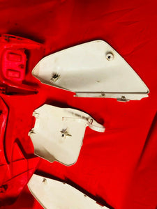 CRF70 PLASTICS KIT COMPLETE FENDERS AUTHENTIC STOCK OEM HONDA 2004-2012 CRF 70 F