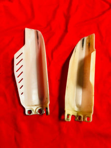 CR85 FORK GUARDS COVERS PLASTICS OEM HONDA CR85RB CR 85 R RB