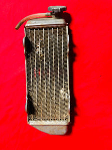 KTM85 RADIATOR FILL SIDE WITH CAP OEM KTM 85 SX 04 05 06 07 08 09