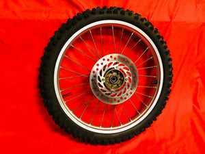 CRF150RB FRONT WHEEL BIG 19 INCH EXPERT COMPLETE OEM (07-18) HONDA CRF 150 R RB