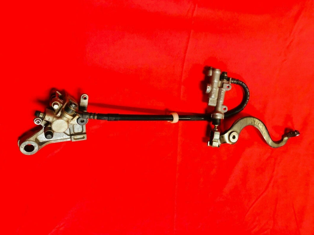 CRF150R REAR BRAKES COMPLETE BRAKE ASSY STOCK (07-18) HONDA CRF 150 R RB