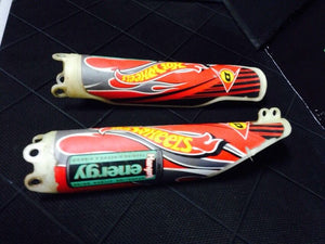 CRF450 FORK GUARDS COVERS WITH GRAPHICS  CRF 450 R OEM COMPLETE