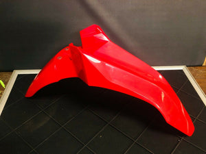 CRF250L FRONT FENDER PLASTIC RED TAKE OFF GENUINE OEM HONDA CRF 450 X