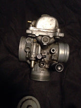 Load image into Gallery viewer, KX 100 MIKUNI CARBURATOR CARBURETOR CARB CAP AND SLIDE KX100 OEM KAWASAKI