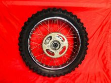 Load image into Gallery viewer, CRF100 XR100 REAR WHEEL RIM COMPLETE 16 INCH OEM HONDA CRF XR 100