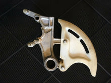 Load image into Gallery viewer, CRF250R REAR CALIPER MOUNT DISC GUARD COMPLETE 04 05 06 HONDA CRF 250 R