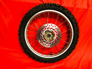 CRF150R FRONT WHEEL COMPLETE RIM 17 INCH OEM (07-18) HONDA CRF 150 R RB