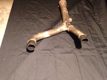 Load image into Gallery viewer, 08 HONDA CRF250R CRF 250 R OEM HEADER DUAL EXHAUST Y MID PIPE MUFFLER