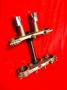 CRF 150 R TRIPLE CLAMPS TREES OVERSIZE BAR CLAMPS 1 1/8" OEM HONDA CRF 150 R RB