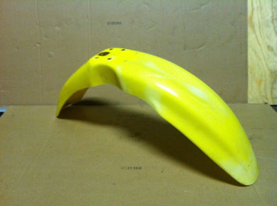 04 SUZUKI RM85 RM 85 L OEM YELLOW FRONT FENDER PLASTICS BODY