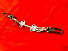 Load image into Gallery viewer, CRF70 FOOT PEG MOUNT COMPLETE WITH PEGS OEM HONDA 2004-2012 CRF 70 F