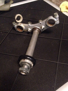 99 KX60 RM60 RM KX 60 COMPLETE OEM LOWER TRIPLE TREE FORK BOTTOM CLAMP STEM