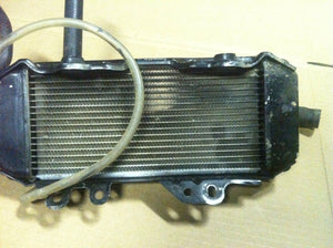 KX250F KX 250 F COMPLETE OEM RIGHT RADIATOR FILL SIDE RAD CAP HOSES