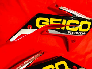 CRF150R SHROUDS TANK PLASTICS GEICO GRAPHICS OEM (07-18) HONDA CRF 150 R RB