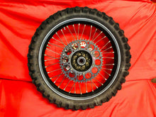 Load image into Gallery viewer, CRF450R REAR WHEEL RIM COMPLETE RENTHAL SPROCKET WAVE ROTOR OEM HONDA CRF 450 R