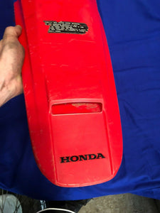 CRF450X REAR FENDER WITH TAIL LIGHT CUT OUT PLASTICS RED OEM HONDA CRF 450 X