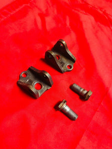 CRF450R FOOT PEG MOUNT BRACKETS MOUNTS OEM HONDA CRF 450 R