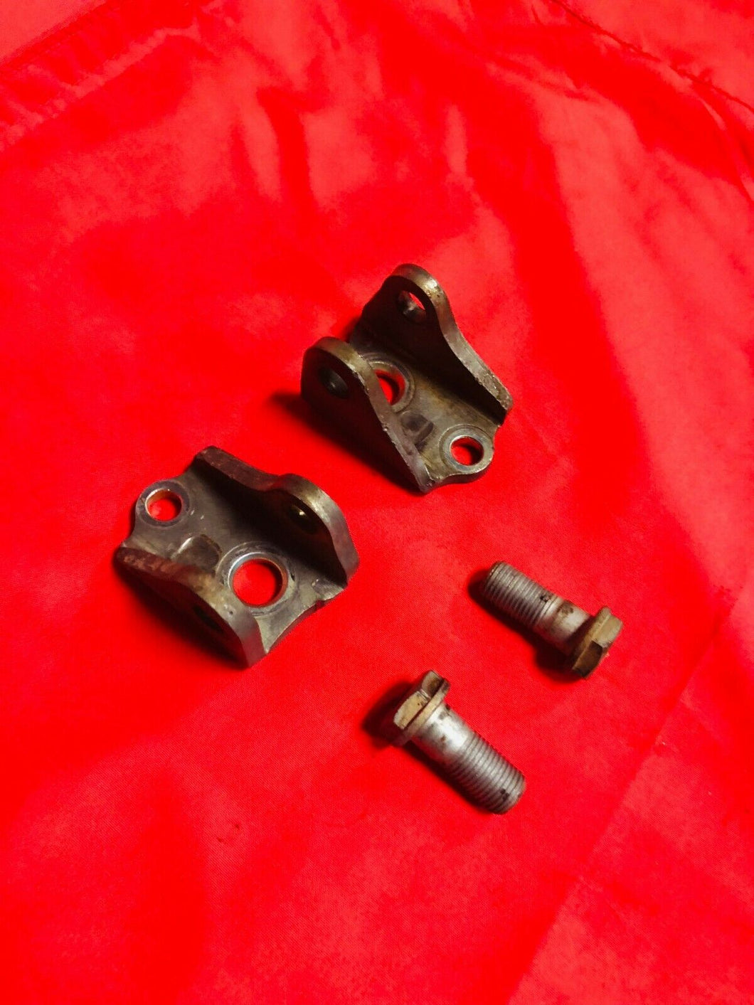 CRF450R FOOT PEG MOUNT BRACKETS MOUNTS OEM HONDA CRF 450 R