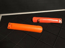 Load image into Gallery viewer, KTM85 FORK GUARDS COVERS PLASTICS OEM KTM 85 SX 04 05 06 07 08 09